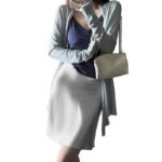 Acetate Satin Bodycon Skirt - Image 5