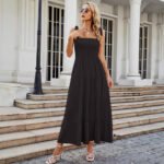 Floral Print Suspender Long Dress - Image 2