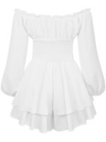 Women's Pleated Ruffle Jumpsuit - Image 4