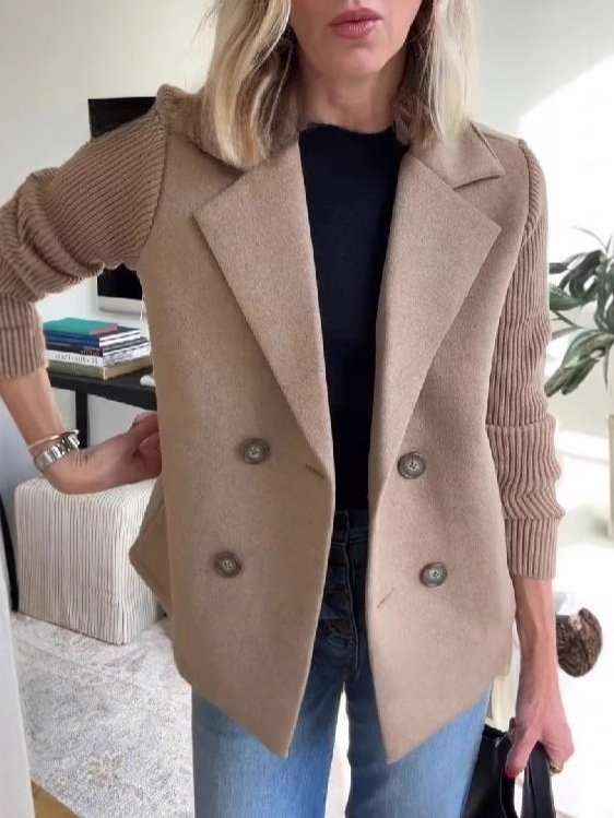ec810ced-b44f-439e-a2fa-88eac313023f.jpeg Women's Elegant Wool Stitching Coat - Image 1