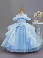 Children Sequin Princess Dress - Image 4
