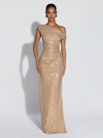 Elegant Sequin Bodycon Evening Gown - Image 2