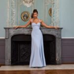 Elegant Off-Shoulder Evening Gown