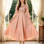 Long Sleeve Princess Gown Dress