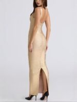 Women's fitted evening gown - Image 2