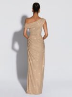 Elegant Sequin Bodycon Evening Gown - Image 3
