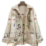 Embroidered Denim Jacket - Image 5