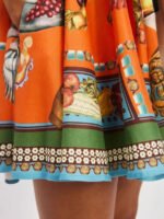 Casual Fashion Elegant Linen Lace-Up Dress - Image 4