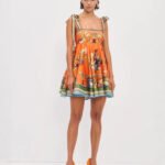 Casual Fashion Elegant Linen Lace-Up Dress