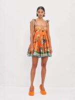 Casual Fashion Elegant Linen Lace-Up Dress