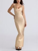Women's fitted evening gown
