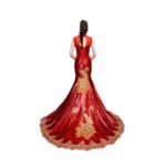 Fishtail Evening Gown with Sequins - Image 5