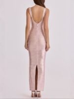 Women's fitted evening gown - Image 4