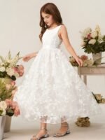 Girls Princess Lace Dress - Image 3