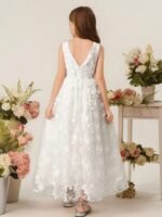 Girls Princess Lace Dress - Image 2