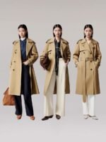 Elegant Double-Breasted Long Windbreaker - Image 3