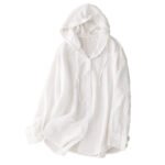 3-Color Hooded Sun Protection Clothing Long-Sleeved Air-Conditioning Shirt Jacket for Women Thin Loose Style 2026 Summer New Casual Top - Image 5