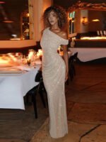 Elegant Sequin Bodycon Evening Gown - Image 5