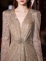 Heavy-embellished evening gown - Image 2